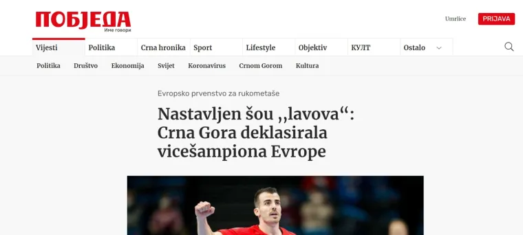 Crnogorci u transu, pogledajte &scaron;to pi&scaron;u njihovi portali nakon &scaron;to su rasturli Hrvatsku