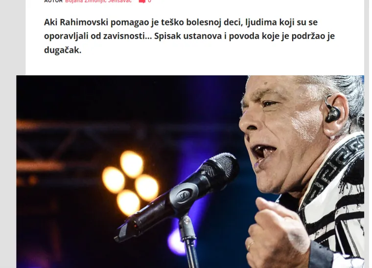 Sve jo&scaron; miri&scaron;e na njega: Pogledajte reakcije medija u regiji na iznenadnu smrt Akija Rahimovskog