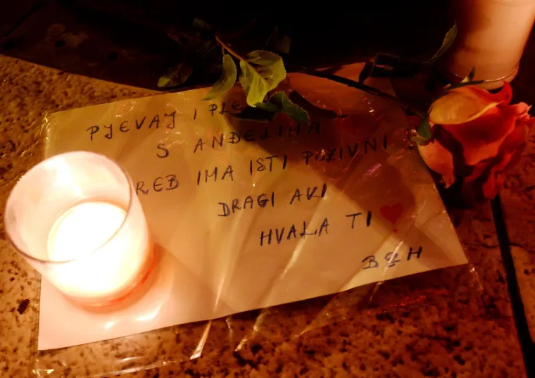 Zagrepčani se opraštaju od Akija Rahimovskog.
