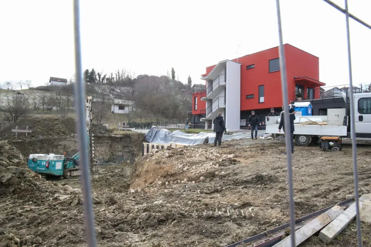 Klizište u Gornjem Vrapču