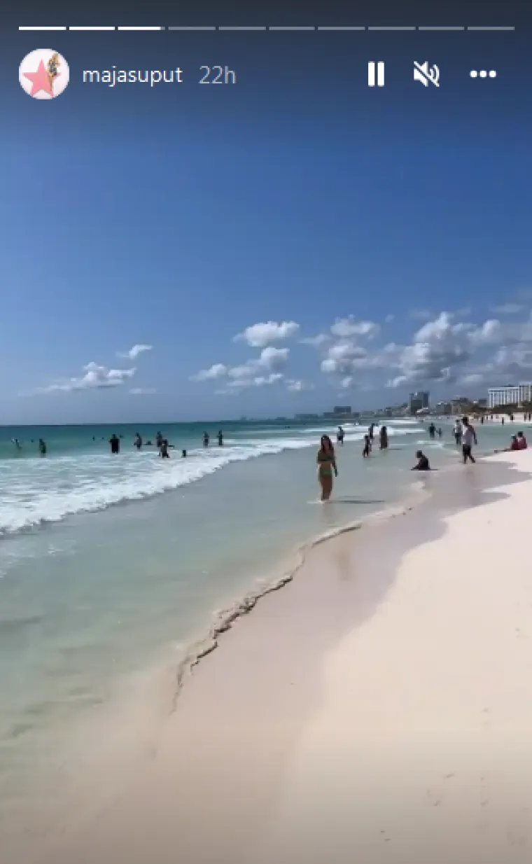 Maja &Scaron;uput na Instagram storyju objavila je nekoliko fotografija iz Meksika.