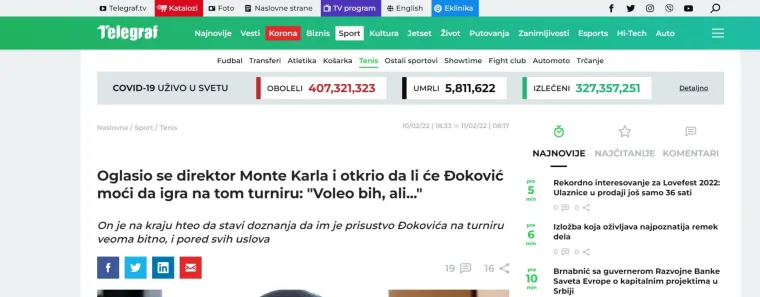 Poruka čuvenog Hrvata Đokoviću odjeknula u Srbiji: 'Loše vijesti za Novaka'