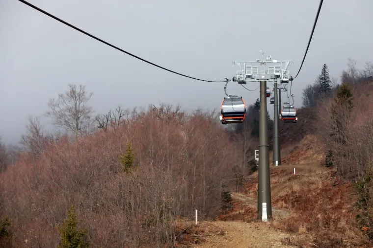 Žičarom na Sljeme: Pogledajte slike s probne vožnje skupocjenom ljepoticom