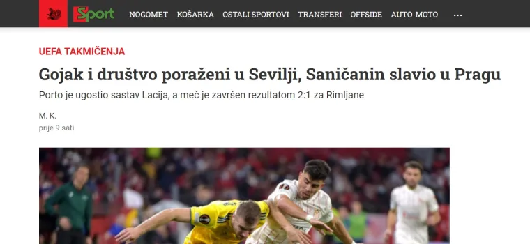 Dinamova utakmica pratila se i u regiji, srpski portal posebno je začudio jedan prizor: 'Nesvakida&scaron;nja scena'