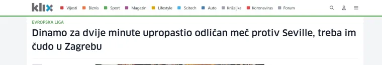 Dinamova utakmica pratila se i u regiji, srpski portal posebno je začudio jedan prizor: 'Nesvakida&scaron;nja scena'