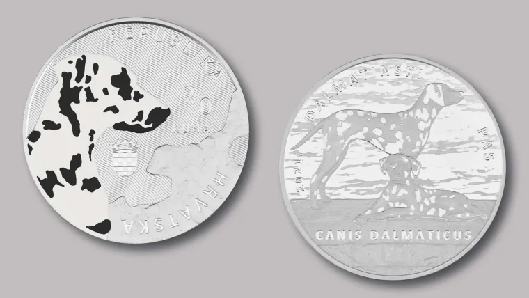 HNB izdao nova izdanja zlatnika i srebrnjaka s motivom dalmatinera