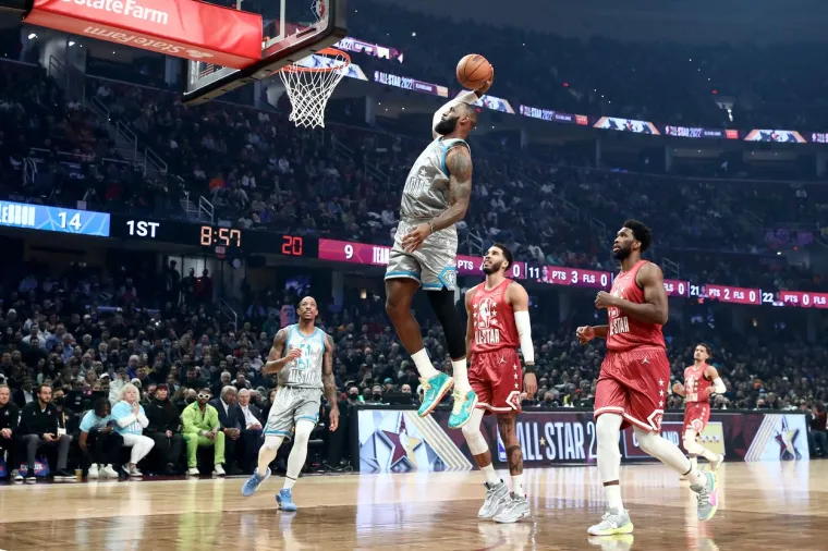 Ovako je to spektakularno izgledalo noćas u Clevelandu na 71. All Star susretu najboljih ko&scaron;arka&scaron;a svijeta