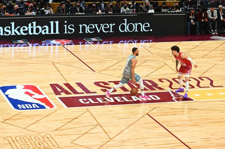 Ovako je to spektakularno izgledalo noćas u Clevelandu na 71. All Star susretu najboljih ko&scaron;arka&scaron;a svijeta