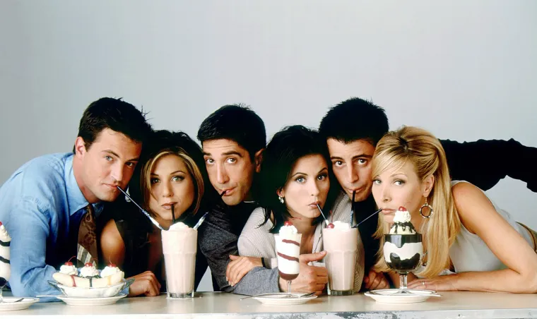 Glumačka ekipa iz serije &quot;Prijatelji&quot;: Lisa Kudrow, Jennifer Aniston, Matt LeBlanc, Matthew Perry, Courteney Cox i David Schwimmer.