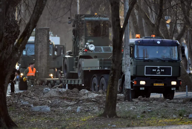 Vojska na Jarunu: Dovoze te&scaron;ku mehanizaciju na mjesto gdje je pala bespilotna letjelica