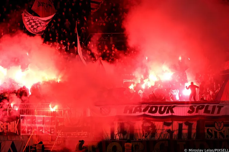 Hajduk u novim problemima, pogledajte što su njihovi navijači radili za vrijeme utakmice s Dinamom