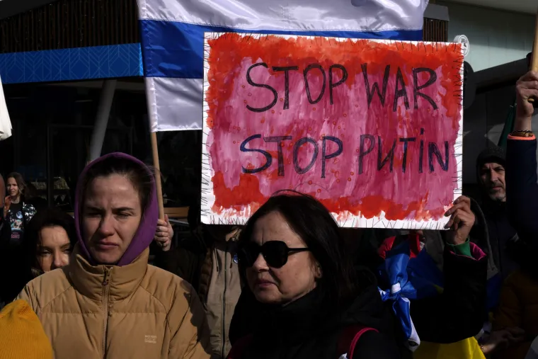 Održani prosvjedi diljem Europe u znak podr&scaron;ke Ukrajini