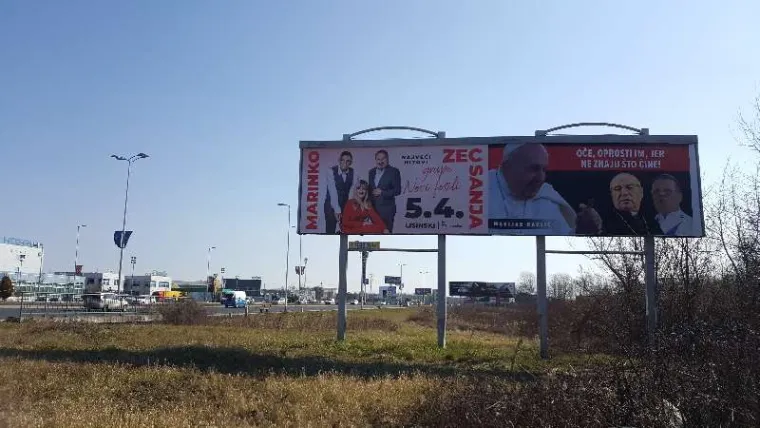 Jumbo-plakatima proziva dva nadbiskupa, za milijunski iznos prijavljivao ih je i kazneno, a sve je počelo jo&scaron; 1996.
