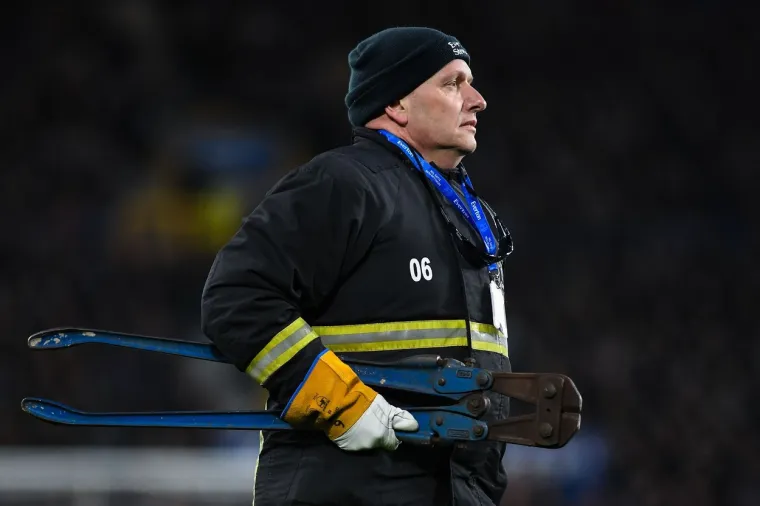 Prosvjednik na utakmici Newcastlea i Evertona