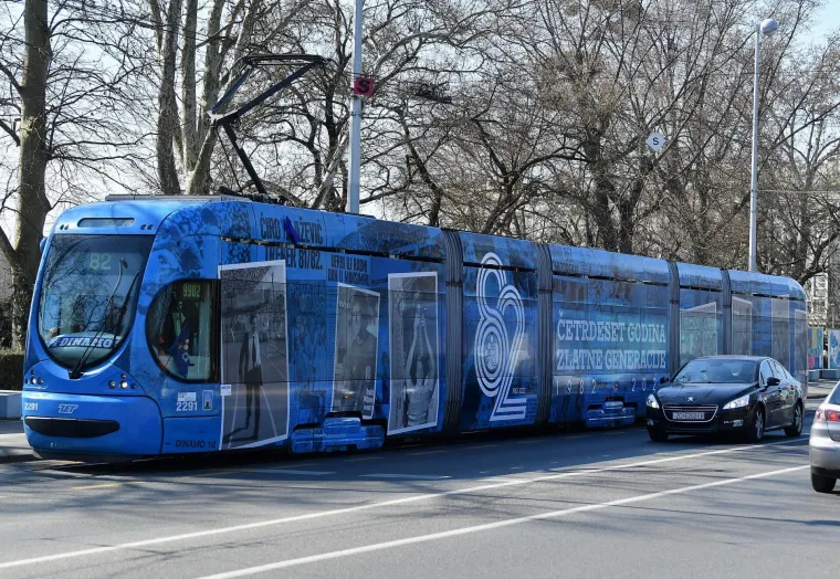 Dinamo predstavio posebno dizajnirani ZET-ov tramvaj