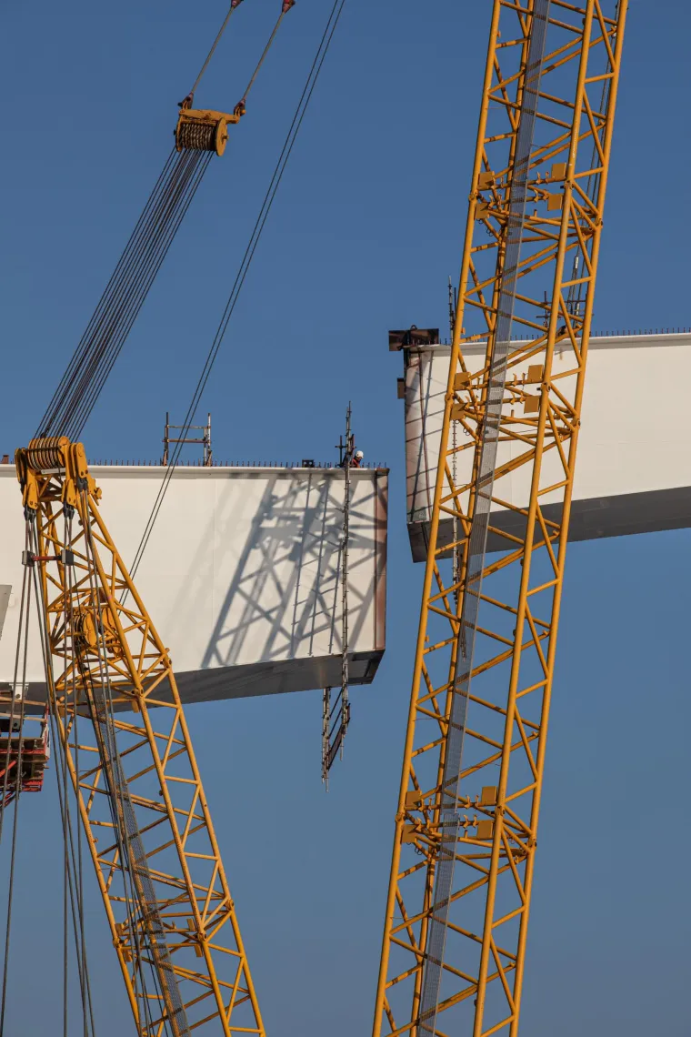 Konačno spojena najvažnija dionica na pristupnim cestama Pelje&scaron;kog mosta - most Ston