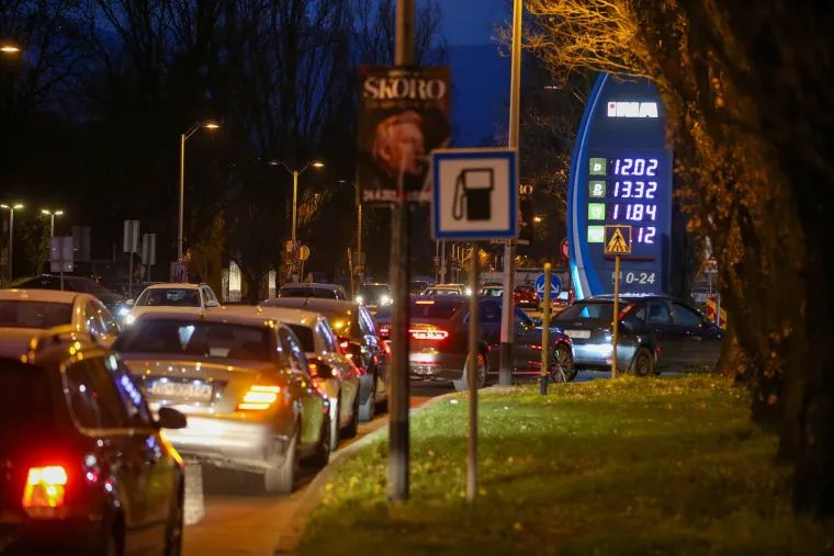 Benzinska postaja u Zagrebu