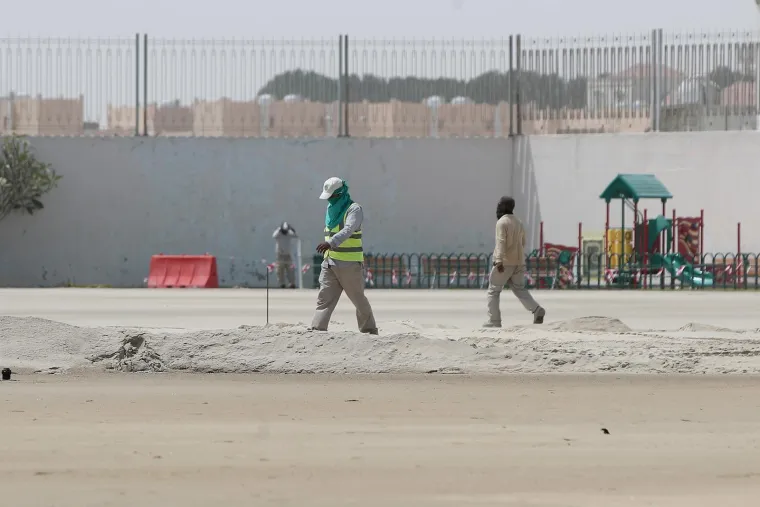 Ovdje bi Vatreni trebali biti smješteni za vrijeme Mundijala. Zavirite u 'nogometni Pentagon' usred pustinje koji izgleda poput vojne utvrde