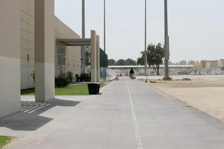 Ovdje bi Vatreni trebali biti smješteni za vrijeme Mundijala. Zavirite u 'nogometni Pentagon' usred pustinje koji izgleda poput vojne utvrde