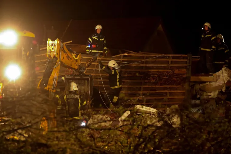 Eksplozija kod Osijeka: Kuća je potpuno uni&scaron;tena. U ru&scaron;evinama pronađeno tijelo mu&scaron;karca