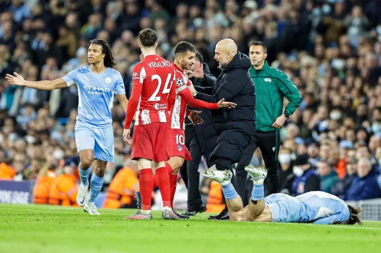 Vrsaljko napravio prekršaj pa nastao kaos na Etihadu: U sukob se umiješao i Pep Guardiola, evo što se dogodilo