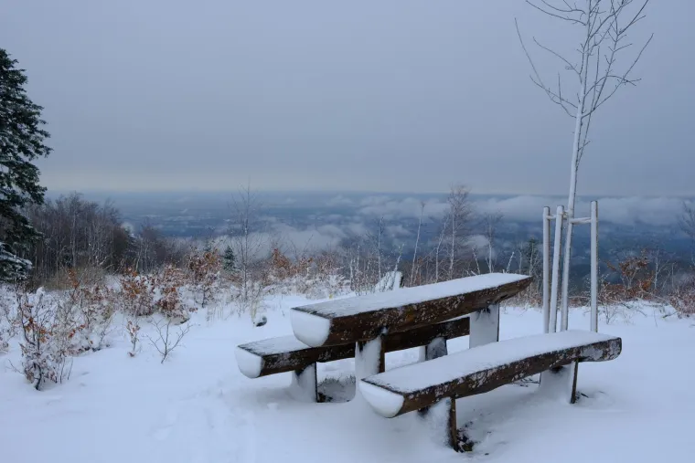 Snježna idila na Sljemenu: Početak je proljeća, a Sljeme se bijeli kao da smo usred zime