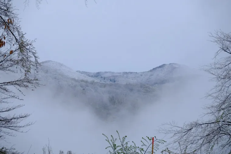 Snježna idila na Sljemenu: Početak je proljeća, a Sljeme se bijeli kao da smo usred zime