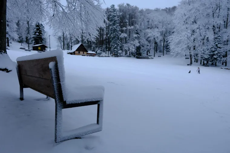 Snježna idila na Sljemenu: Početak je proljeća, a Sljeme se bijeli kao da smo usred zime