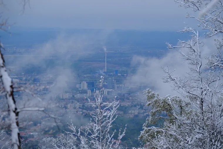 Snježna idila na Sljemenu: Početak je proljeća, a Sljeme se bijeli kao da smo usred zime