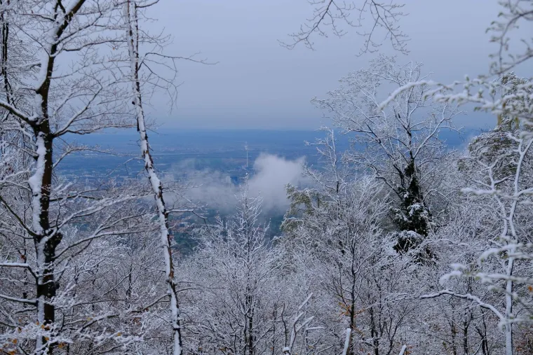 Snježna idila na Sljemenu: Početak je proljeća, a Sljeme se bijeli kao da smo usred zime