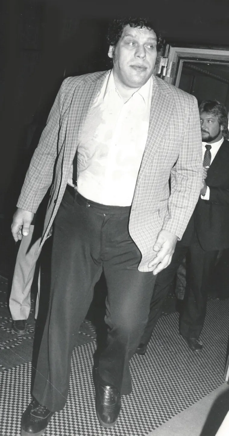 Andr&eacute; Div je bio francusko-bugarski hrvač i glumac. Pravo ime mu je bilo Andre Rene Roussimoff i bio je visok 224 centimetra, dok je vagao nevjerovatnih 236 kilograma. Jedna &scaron;aka mu je bila obima od 40 centimetara. Na početku karijere zbog njegovog izgleda mnogi su na njega gledali kao neku vrstu specijalne atrakcije za promociju WWE &scaron;irom SAD. Poznato je njegovo rivalstvo sa legendarnim Hulkom Hoganom koji su 80-ih godina pro&scaron;log stoljeća vodili velike borbe na WresteleMania događajima. Kada je do&scaron;ao kraj njegovoj karijeri u Wrestlemaniji karijeru je nastavio u Japanu, a poslije smrti primljen je u WWE Kuću slavnih. Svojevremeno je bio najplaćeniji kečer na svijetu, jo&scaron; prije 50 godina uspio je zaraživati 400.000 dolara godi&scaron;nje &scaron;to danas iznosi oko 3 miliona. Bio je prepoznatljiv po ogromnim &scaron;akama, a bio je i rekorder po količini ispijenog piva jer je za &scaron;est sati uspio popiti vi&scaron;e od 41 litra piva. Bavio se i glumom, a snimio je vi&scaron;e od deset filmova. Uvijek je nastojao da plati račune s kim god bi večerao. Preminuo je iznenada, u 47. godini. Imao je srčani udar tokom sna u siječnju 1993. godine. 