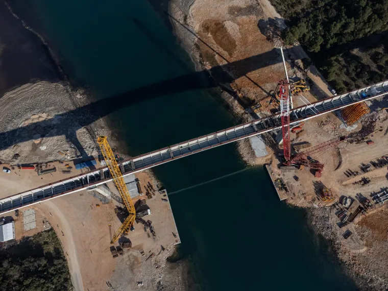 U Hrvatskoj se gradi gotovo pola kilometra dugačak most koji spaja dva tunela: Pogledajte fotke iz zraka...
