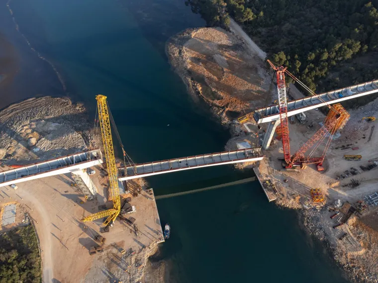 U Hrvatskoj se gradi gotovo pola kilometra dugačak most koji spaja dva tunela: Pogledajte fotke iz zraka...