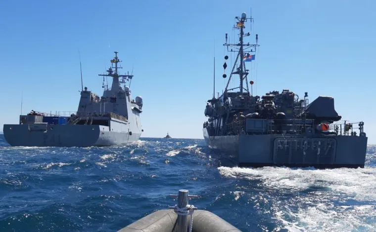 U sastavu skupine SNMCMG-2 je i lovac mina talijanske Ratne mornarice na kojemu će od početka travnja do lipnja ove godine biti i tim Voda protuminskih ronitelja Flote HRM-a koji predstavlja deklarirane nacionalne NRF snage.