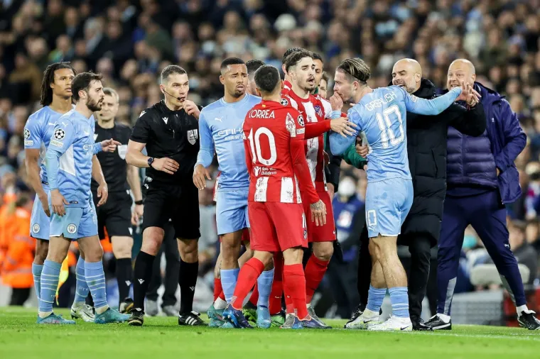 Nogometa&scaron;i Manchester Cityja pobijedili su na svom stadionu Atletico Madrid s 1-0, Vatreni je odigrao cijelu utakmicu za Atletico, a u zadnjoj minuti je zaradio žuti karton zbog prekr&scaron;aja na Jacku Grealishu.