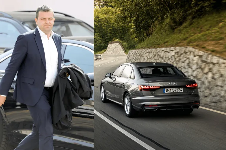 I bjelovarski gradonačelnik Dario Hrebak (HSLS) također voli Audi, tako privatno vozi model A4 iz 2016. koji vrijedi 150.000 kuna