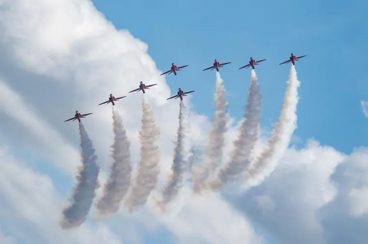 Krila Oluje i Red Arrows priredili spektakl na nebu!