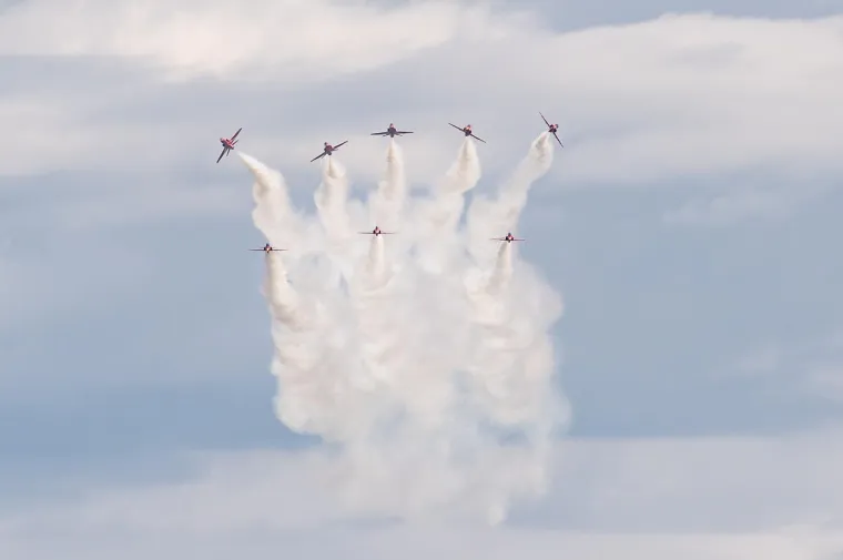 Krila Oluje i Red Arrows priredili spektakl na nebu!
