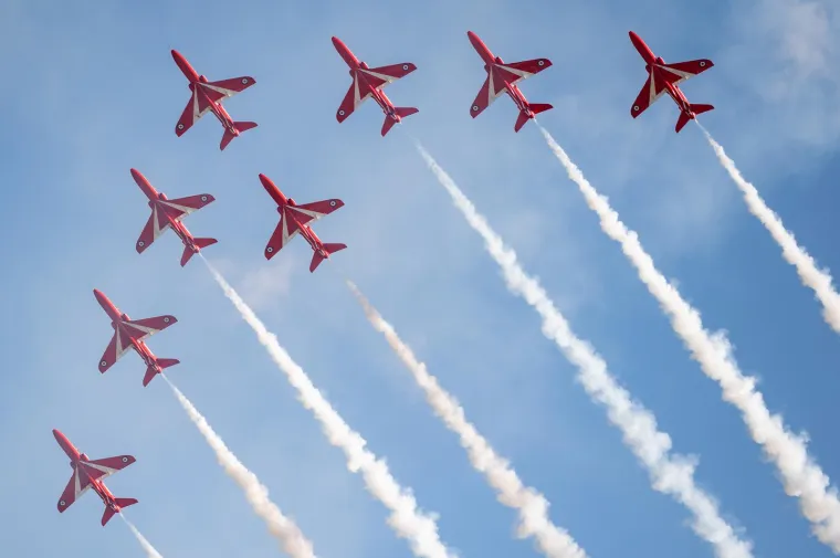 Krila Oluje i Red Arrows priredili spektakl na nebu!