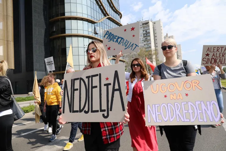 Na Međunarodni praznik rada održan marš pod sloganom Za Hrvatsku zadovoljnih radnika