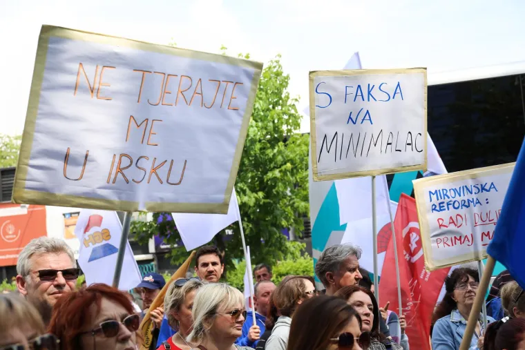 Na Međunarodni praznik rada održan marš pod sloganom Za Hrvatsku zadovoljnih radnika