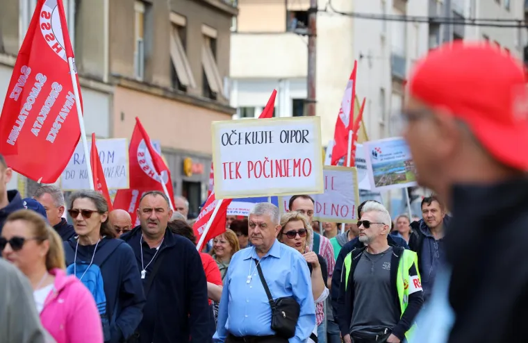 Na Međunarodni praznik rada održan marš pod sloganom Za Hrvatsku zadovoljnih radnika