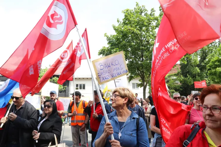 Na Međunarodni praznik rada održan marš pod sloganom Za Hrvatsku zadovoljnih radnika