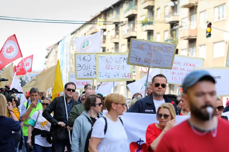Na Međunarodni praznik rada održan marš pod sloganom Za Hrvatsku zadovoljnih radnika
