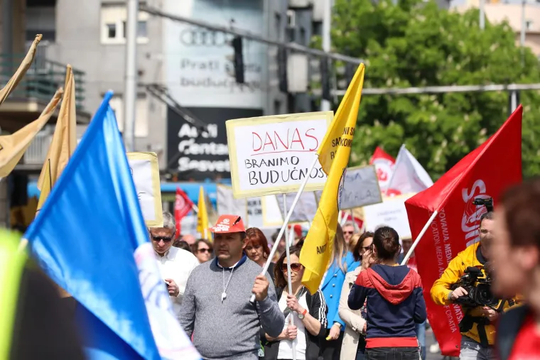 Na Međunarodni praznik rada održan marš pod sloganom Za Hrvatsku zadovoljnih radnika