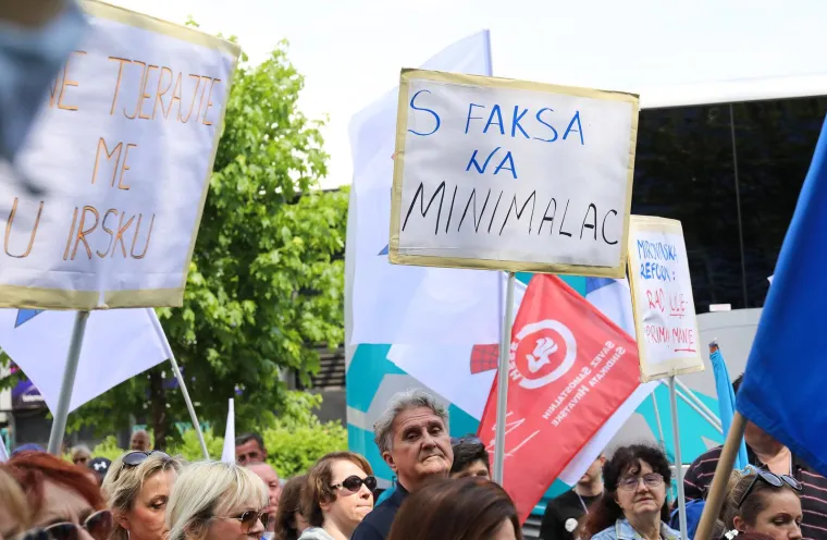 Na Međunarodni praznik rada održan marš pod sloganom Za Hrvatsku zadovoljnih radnika