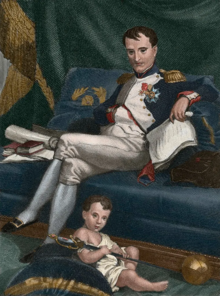 Napoleon je imao ailurofobiju, tj. strah od mačaka. Dadilja ga je kao šestomjesečnu bebu ostavila samog u kolijevci u vrtu. Na njega je tada skočila mačka, pa je imao traumu koja se razvila u ailurofobiju. Za to je navodno znao vojvoda od Wellingtona. On je u bitci kod Waterlooa postavio ispred vojske sedamdeset mačaka. Napoleon se prestrašio i povukao svoju vojsku.