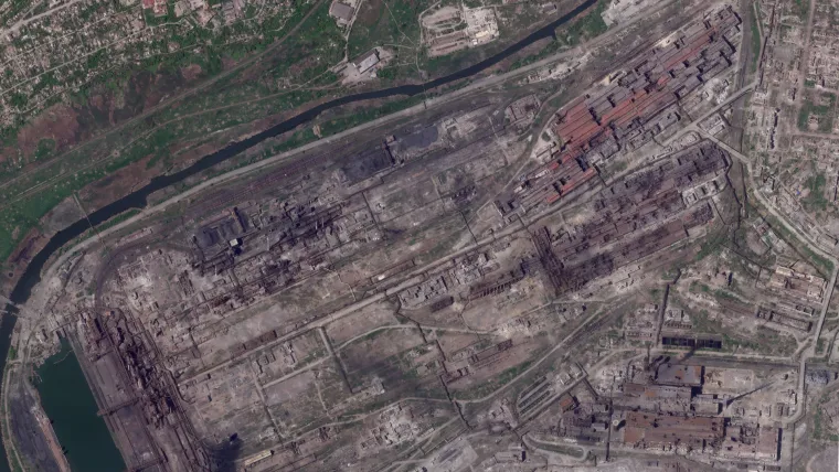 Objavljene najnovije satelitske snimke čeličane Azovstal. Pogledajte opseg ruskih napada