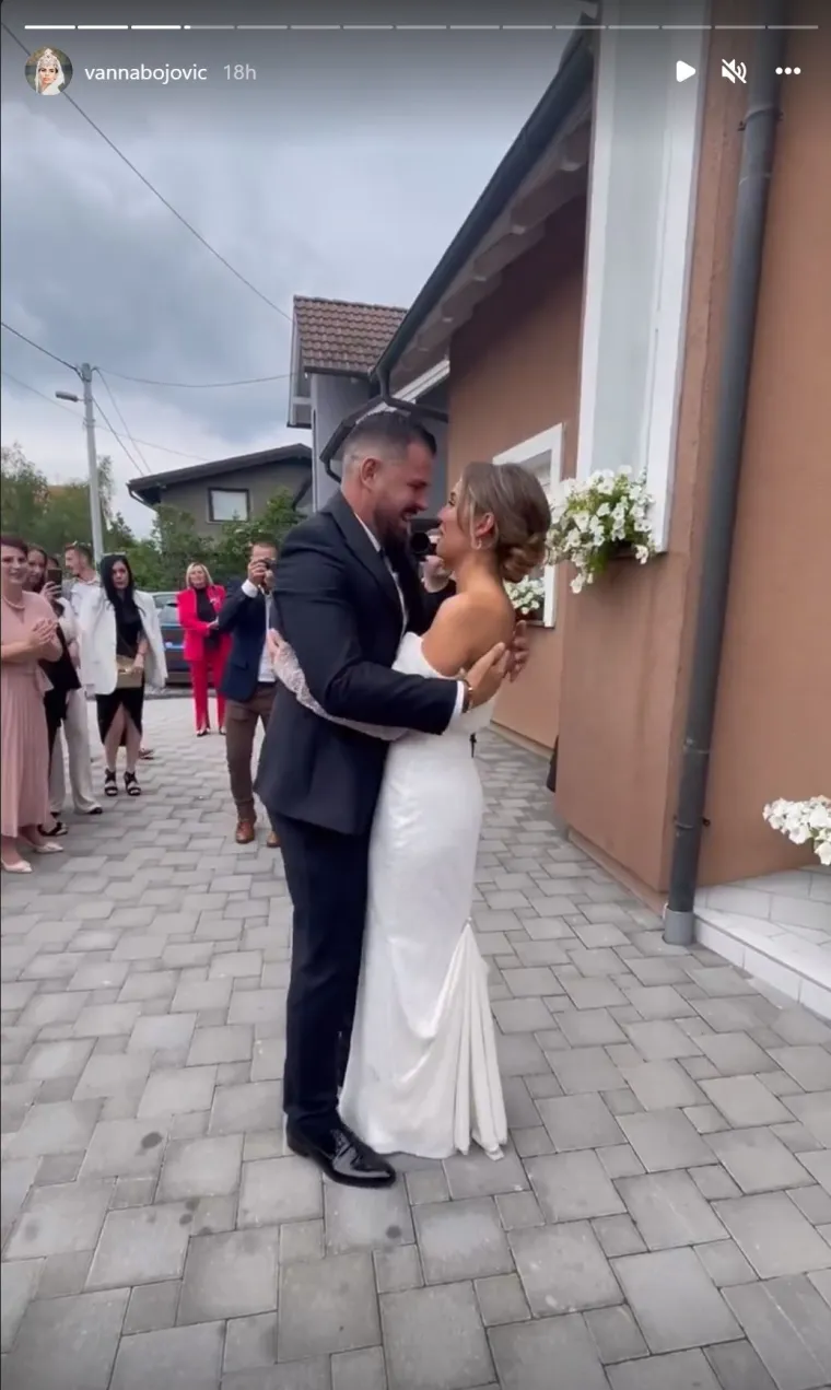 Procurile fotografije s influencerske svadbe godine: Kristijan Iličić zaplakao kad je ugledao svoju Andreu