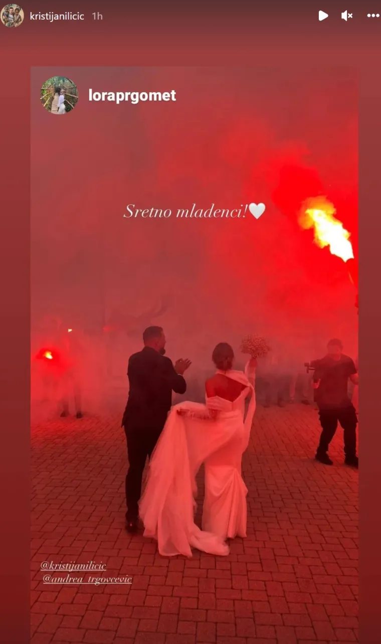 Procurile fotografije s influencerske svadbe godine: Kristijan Iličić zaplakao kad je ugledao svoju Andreu